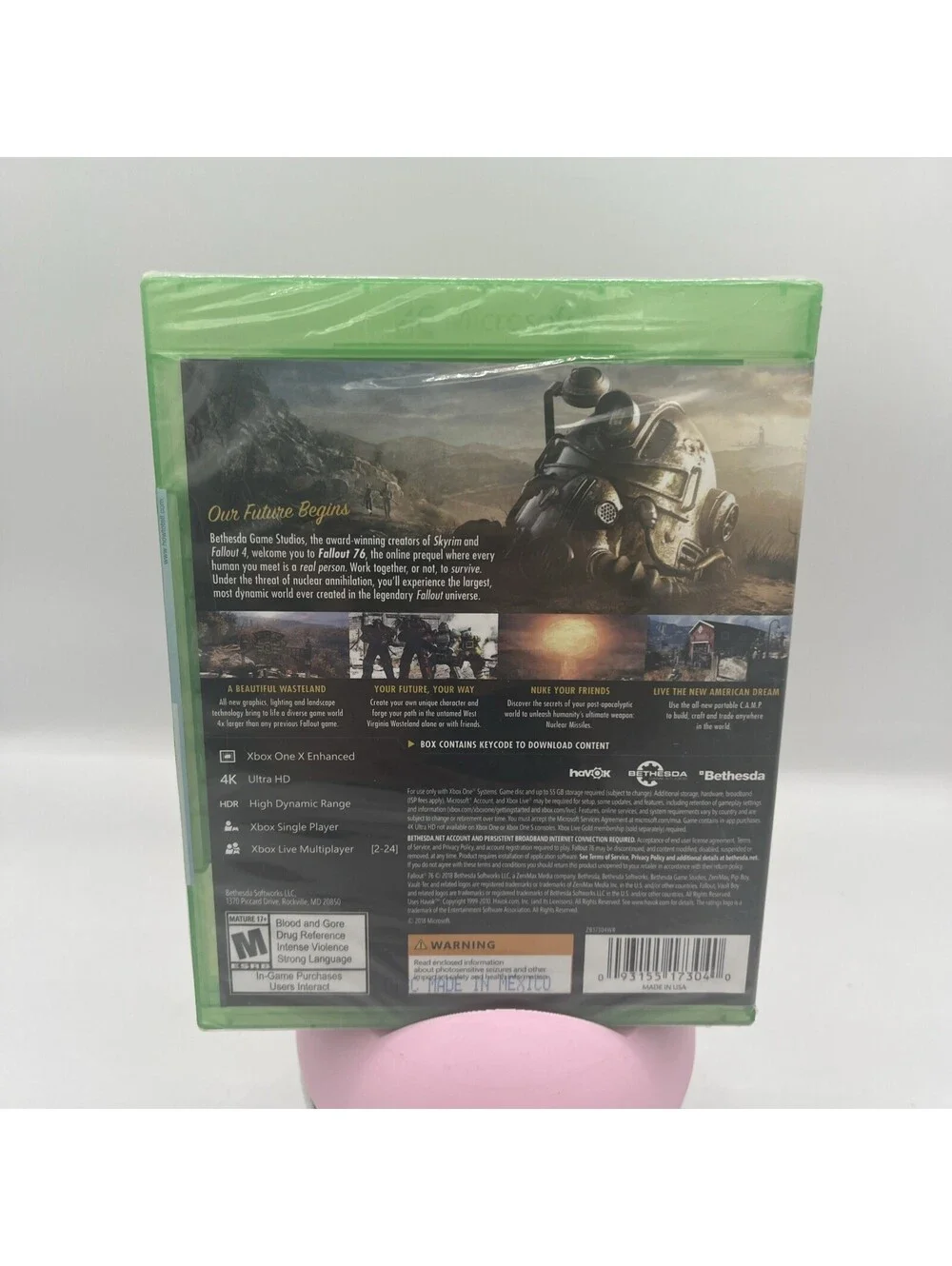 Fallout 76 for the Xbox One - Brand New